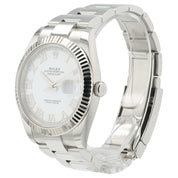 2021 Rolex Datejust White Dial Stainless Steel 41mm Automatic Men’s Watch 126334