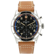 Breitling Classic Avi Black Dial Stainless Steel 42mm Automatic Men’s A23380