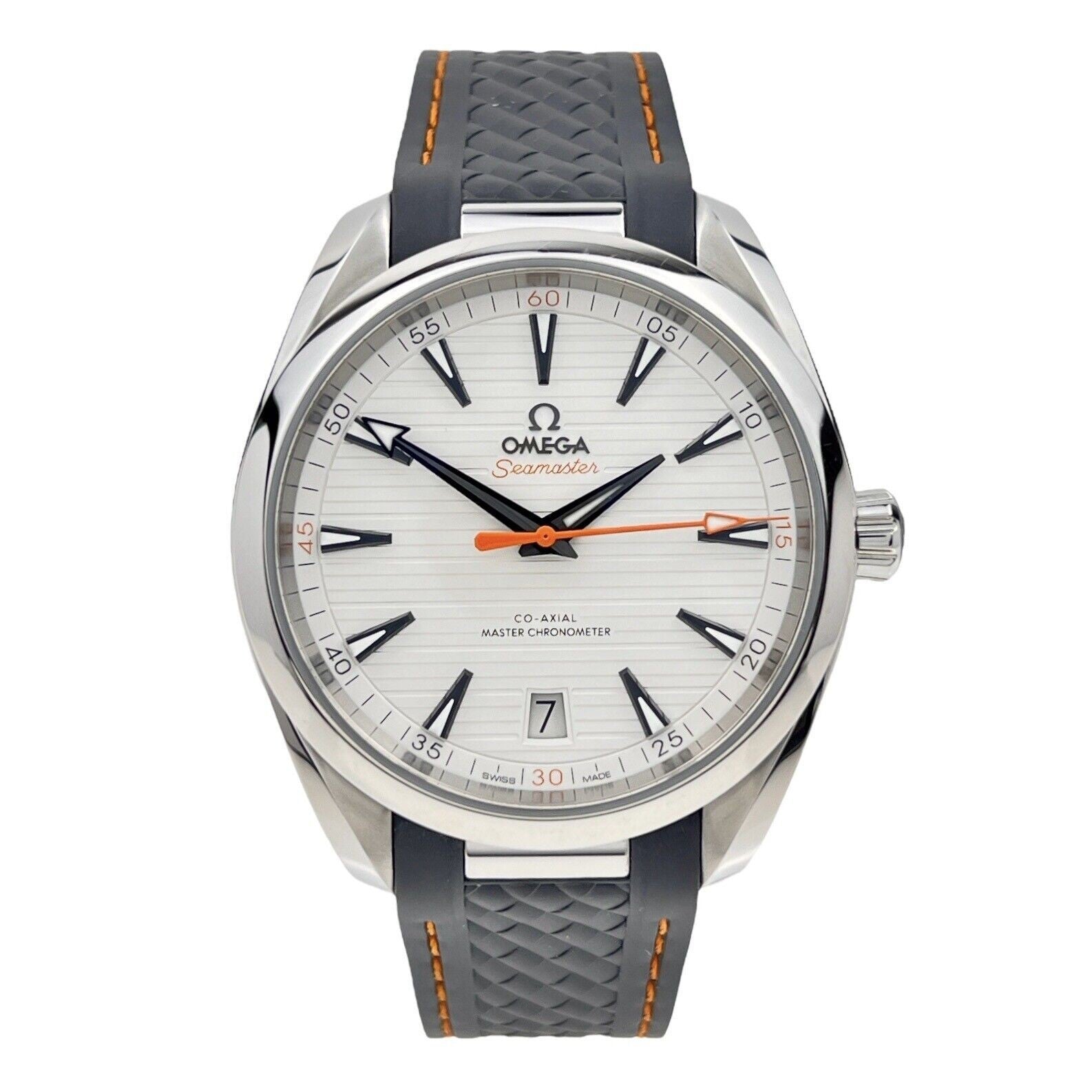 2023 Omega Seamaster Aqua Terra Automatic Rubber Strap Watch 220.12.41.21.02.002