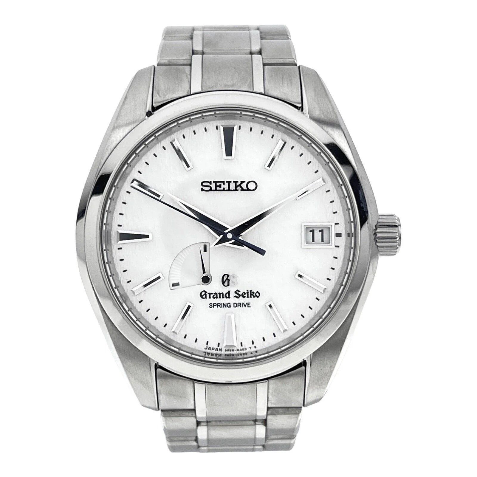 Grand Seiko Spring Drive Titanium Snowflake 41mm Automatic Mens Watch SBGA011