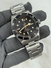 Tudor Black Bay Heritage 79230N Stainless Steel Men's Watch 41mm Black Dial