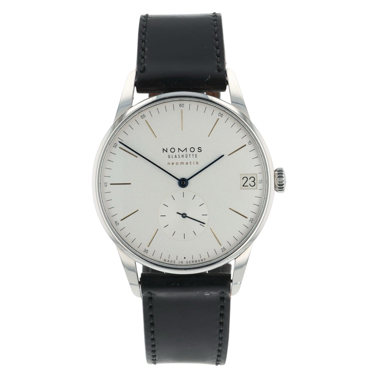 Nomos Orion Neomatik Stainless Steel White Dial 40.5mm Automatic Mens Watch 360