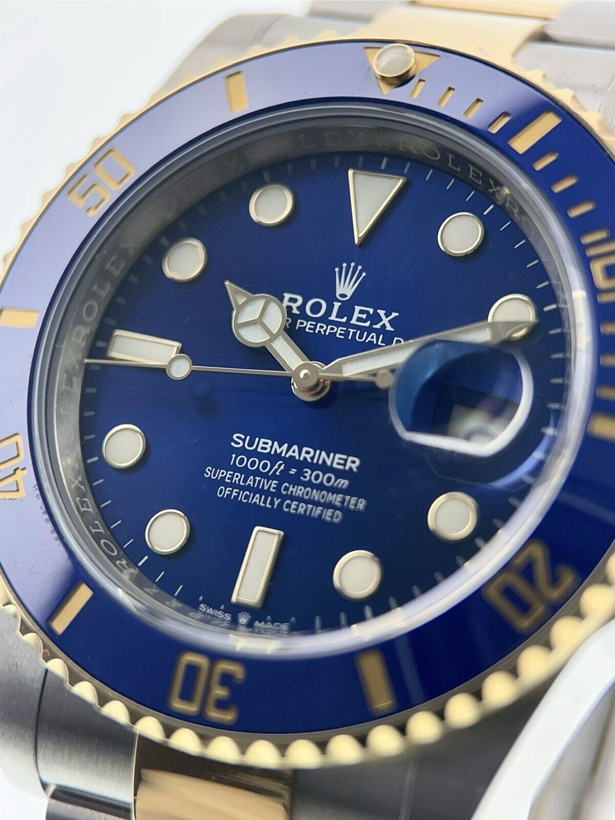 2024 Rolex Submariner Date Gold & Steel Blue Dial 41mm Men’s Watch 126613LB