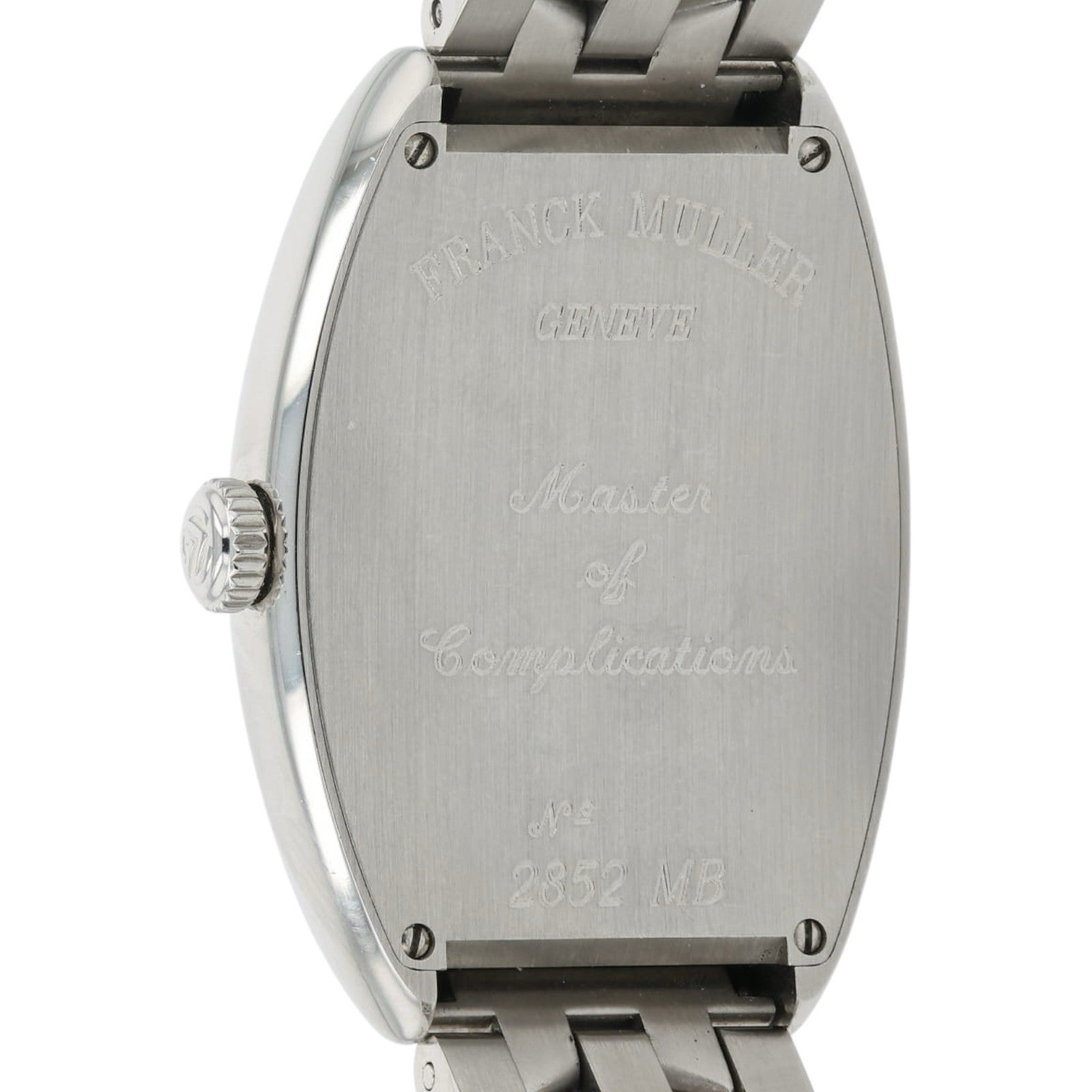 Franck Muller Master Banker Steel Black Dial 31mm Automatic Mens Watch 2852MB