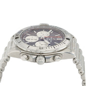Breitling Chronometer Black Dial Stainless Steel 42mm Automatic Mens AB0134