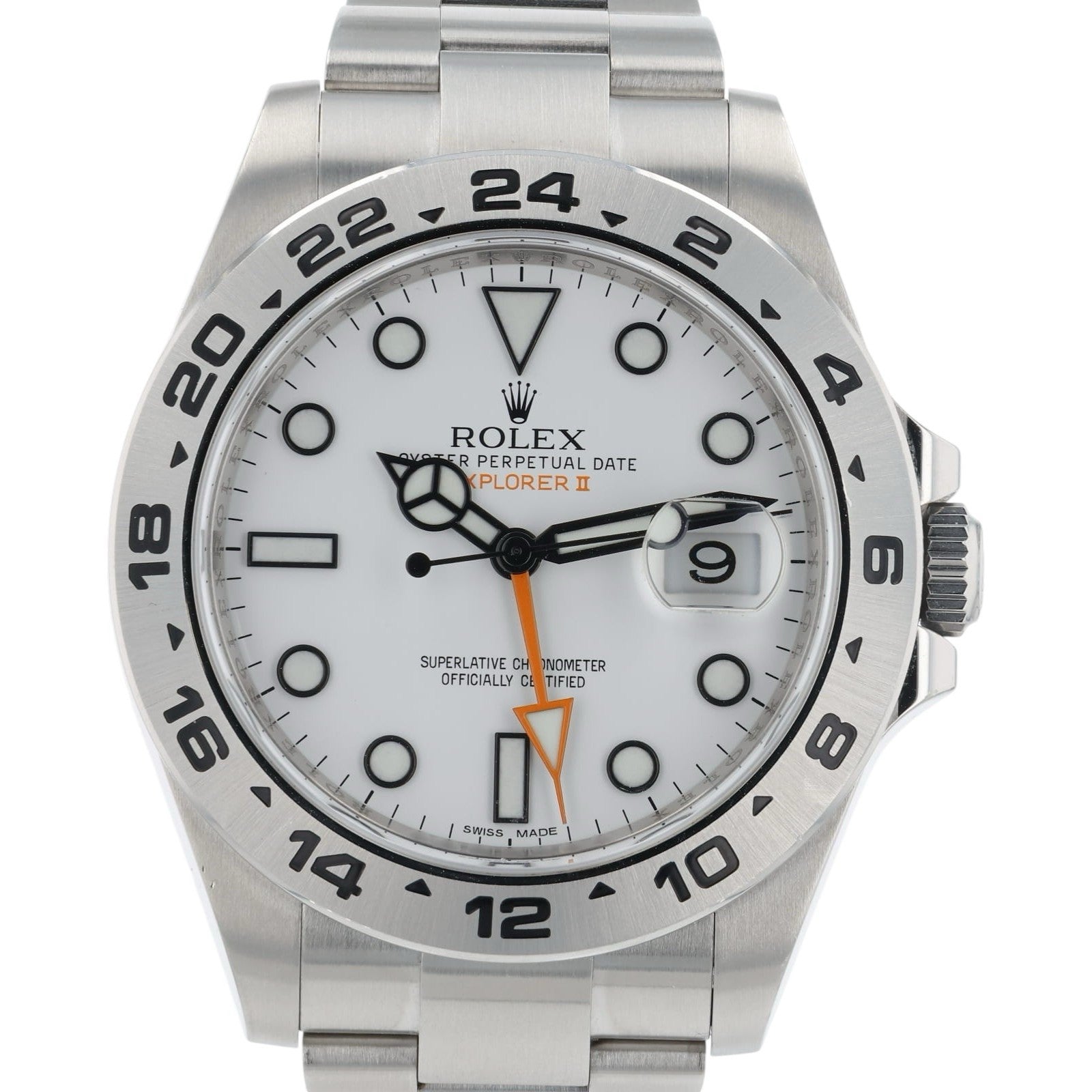 Rolex Explorer II Stainless Steel White Dial 42mm Automatic Men’s Watch 216570