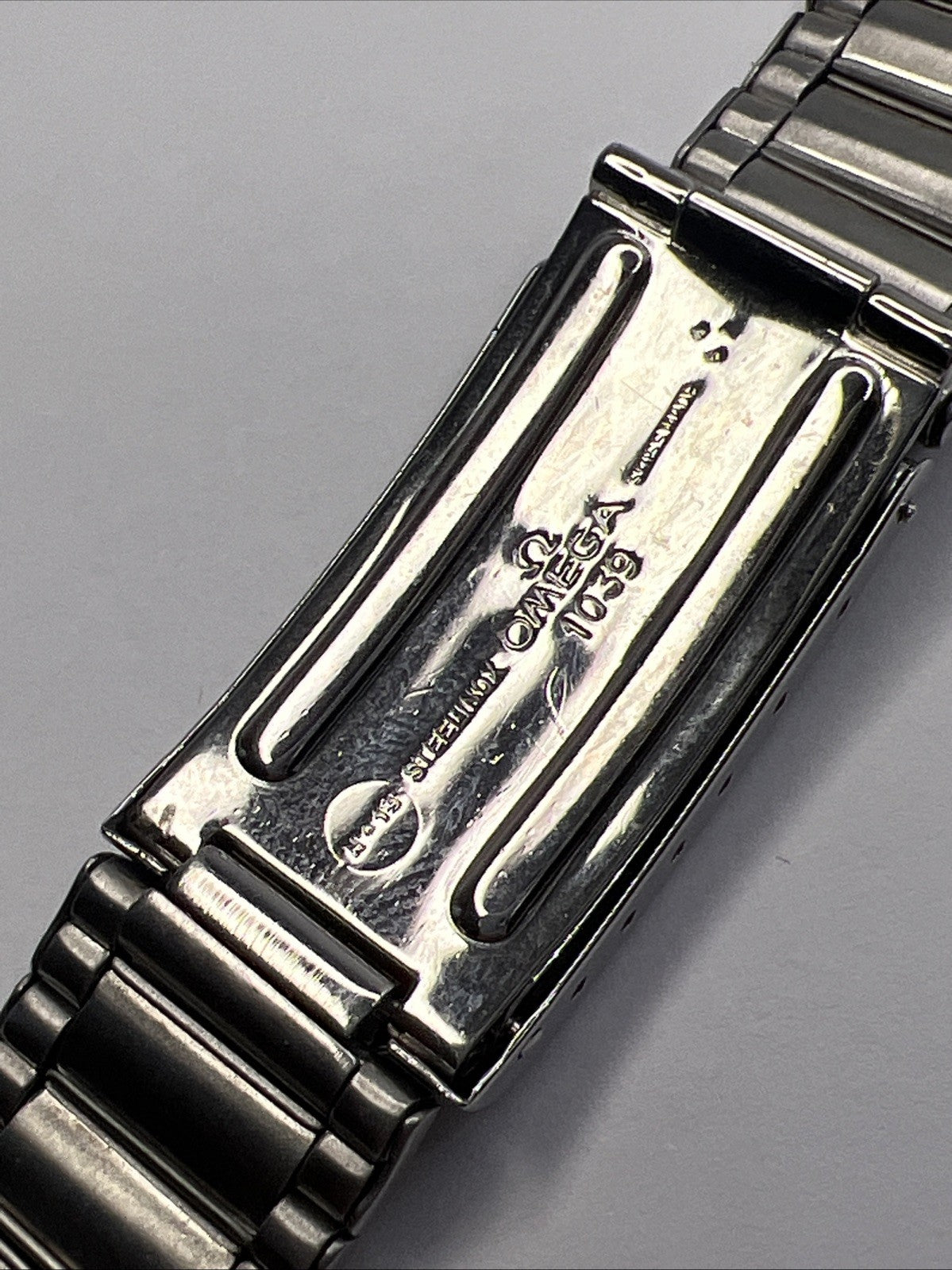 1960's Omega Speedmaster 1039 Steel Stretch Bracelet w/ 20mm 516 End Links -READ