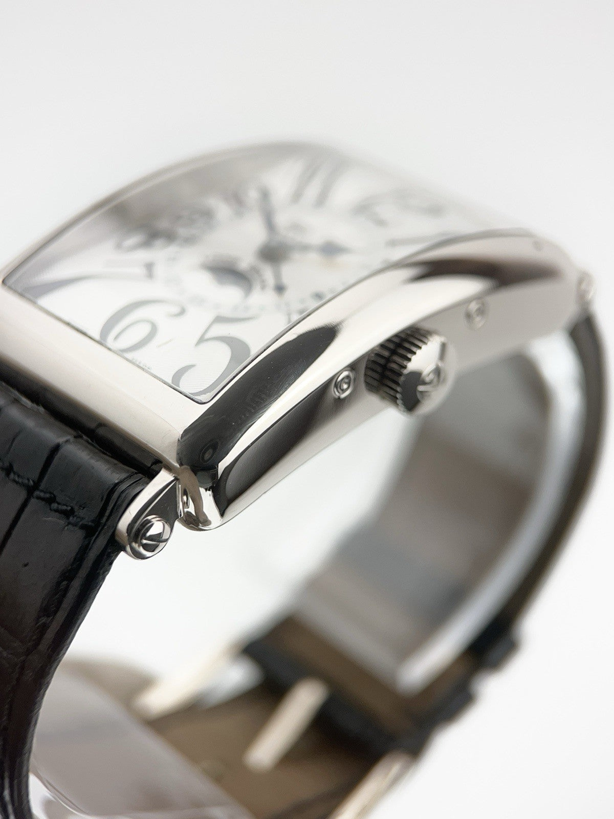 Franck Muller 18k White Gold Silver Dial 32mm Automatic Men's Watch 1200MC L