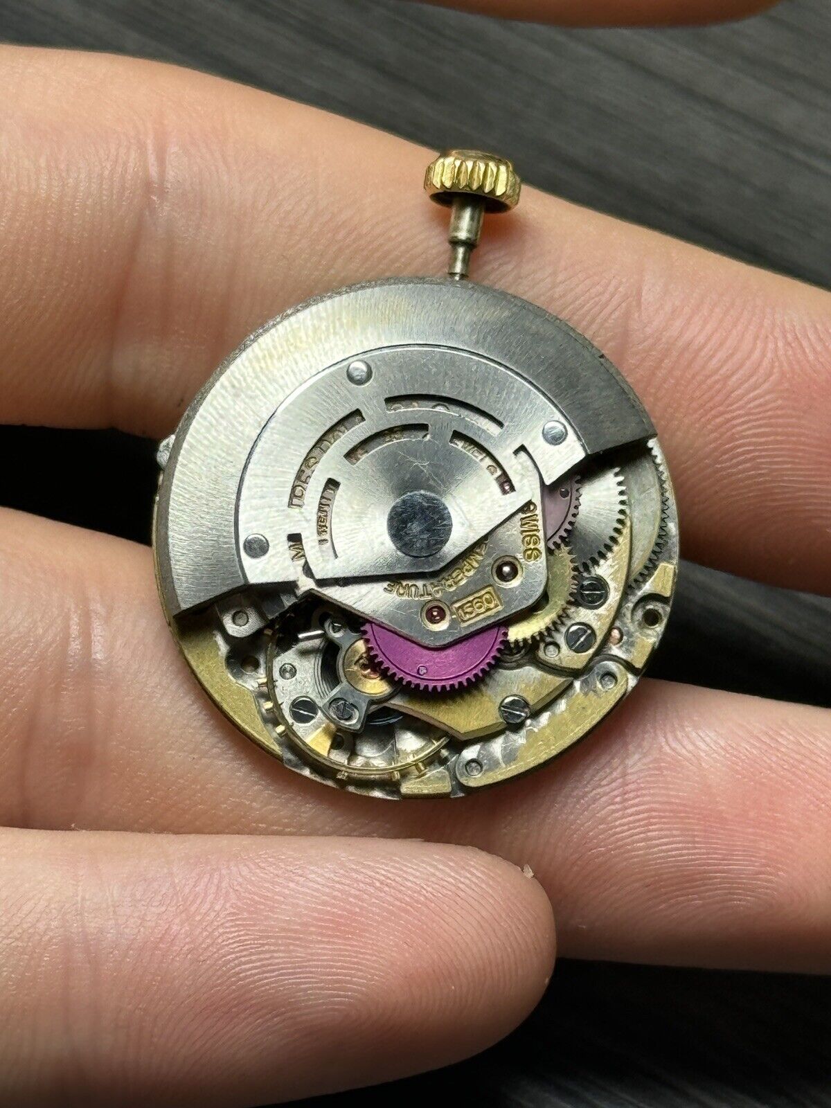 Rolex Oyster Perpetual 1560 Movement For Rolex Watch - Running!