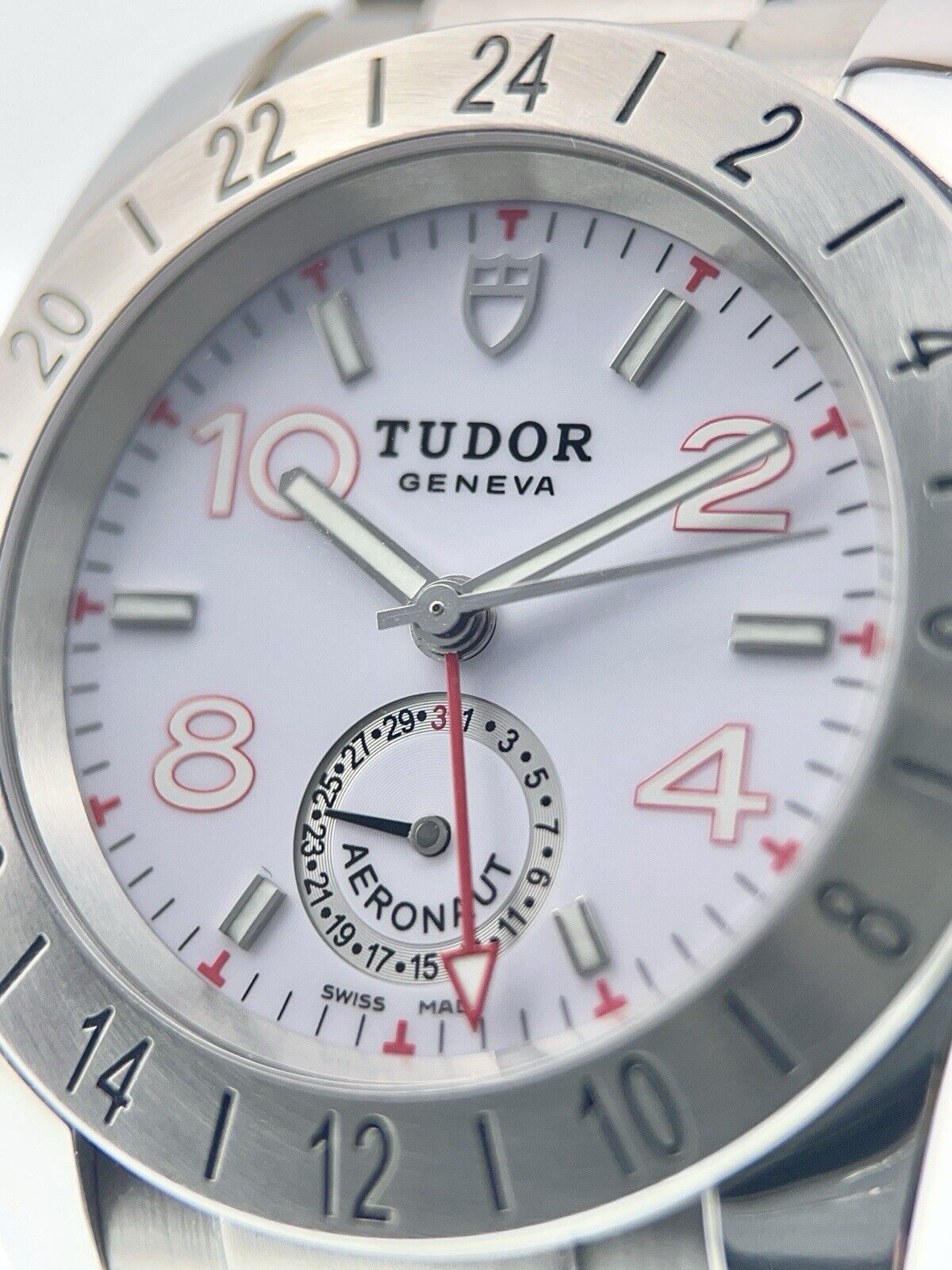 Tudor Aeronaut GMT Stainless Steel White Dial 40.5mm Automatic Men’s Watch 20200