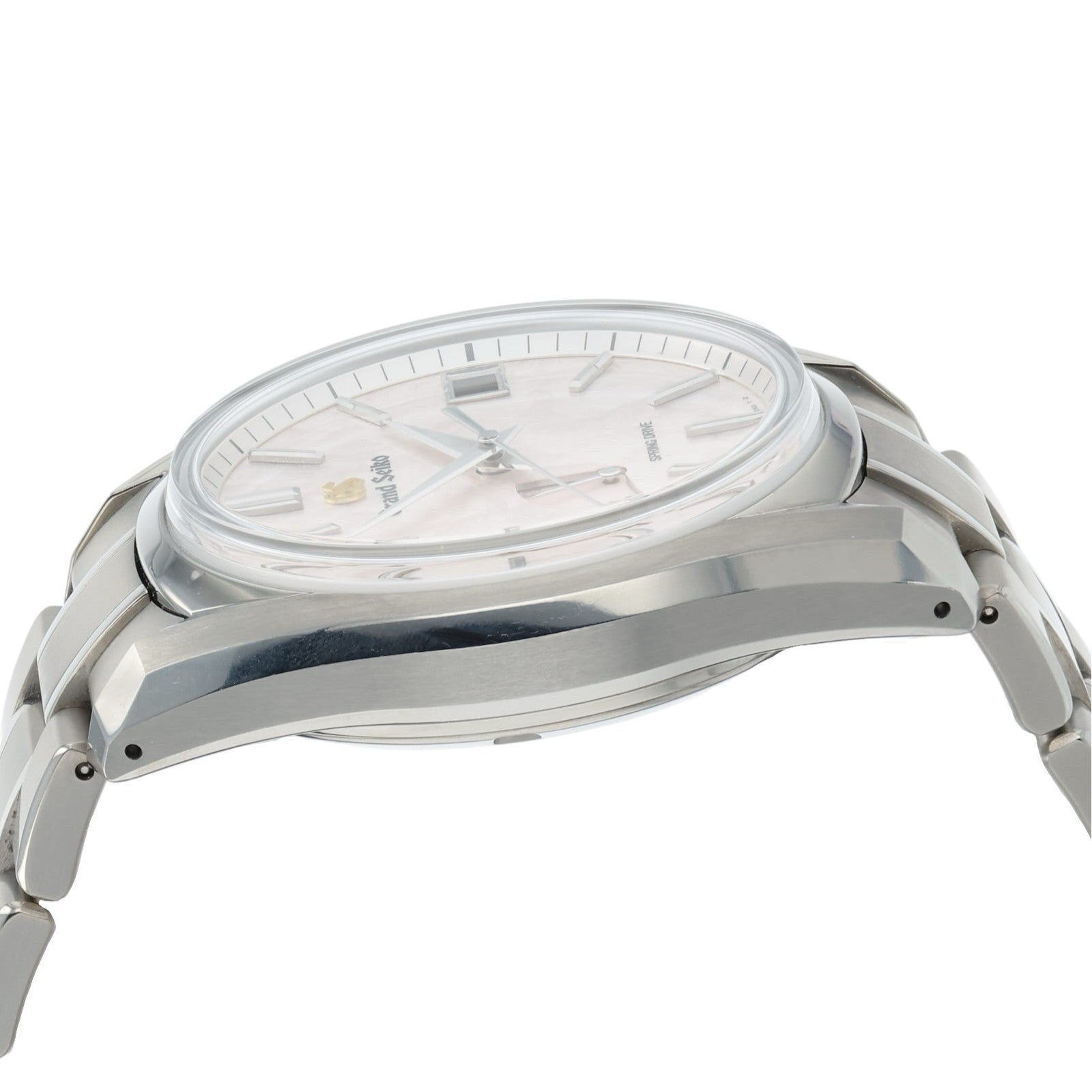 Grand Seiko Heritage Collection “Shunbun” Pink Dial Titanium 40mm Watch SBGA413