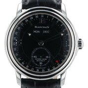Blancpain Leman Moonphase Black Dial Stainless Steel 38mm Automatic Men’s 2763