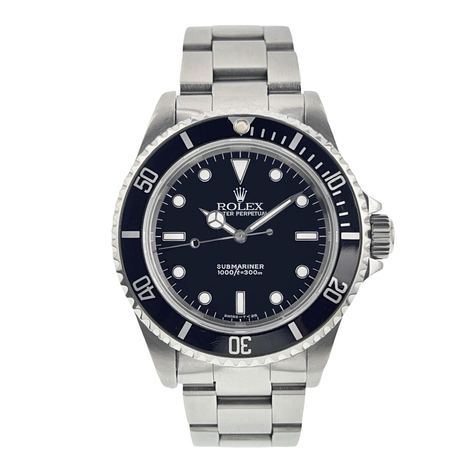 Rolex Submariner Stainless Steel Black Dial 40mm Automatic Mens Watch 14060