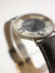 Blancpain Vintage 18k White Gold Silver Dial 33mm Manual Wind Men's Watch