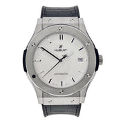 Hublot Classic Fusion Chronograph Automatic Opaline Dial Men's Titanium Watch