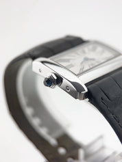 Cartier Tank Divan Steel Silver Dial 31mm Quartz Movement Womens Watch W6300255