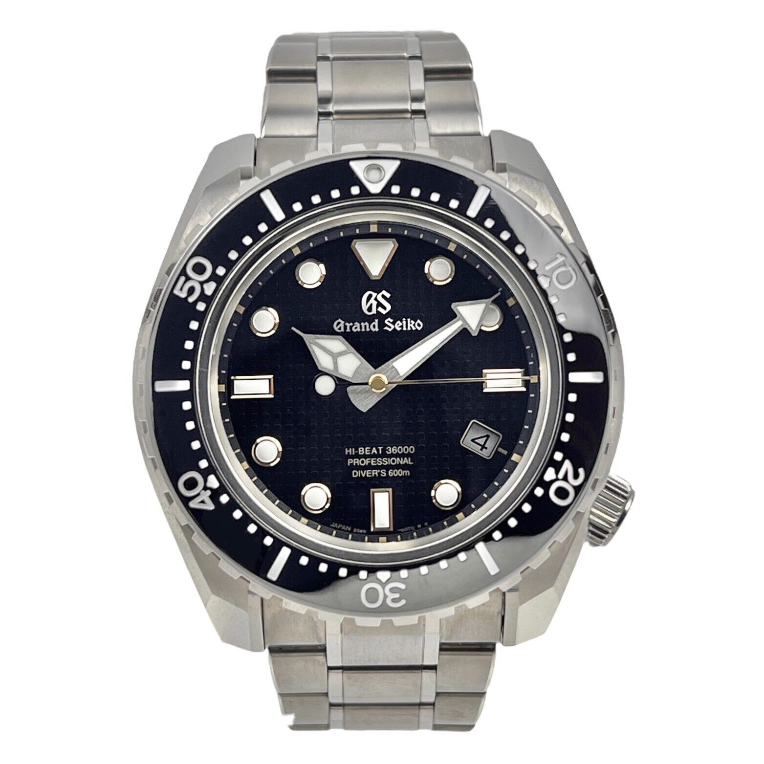 Grand Seiko Sport Hi-Beat 36000 Pro Diver Black Titanium 47mm SBGH255 - B/P