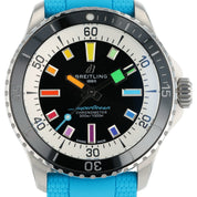 Breitling Superocean Stainless Steel Black Dial 42mm Automatic Mens Watch A17375