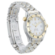 Omega Seamaster White Dial Gold & Steel 39.3mm Quartz Men’s Watch 2342.20.00