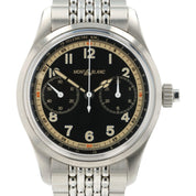 Montblanc 1858 Chrono Black Dial Stainless Steel 42mm Automatic Men’s 125582