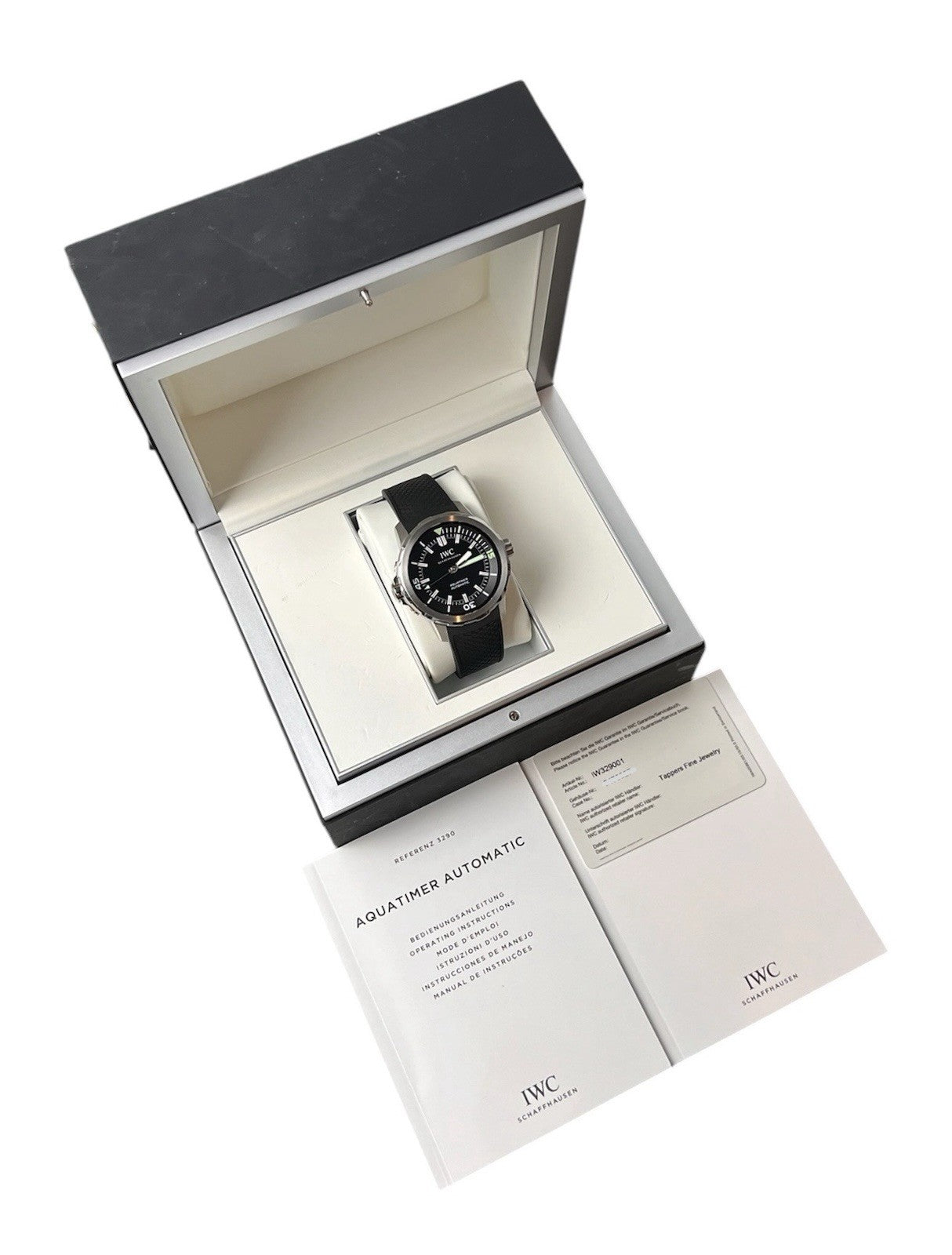 IWC Aquatimer Black Dial Stainless Steel 42mm Automatic Men’s Watch IW329001