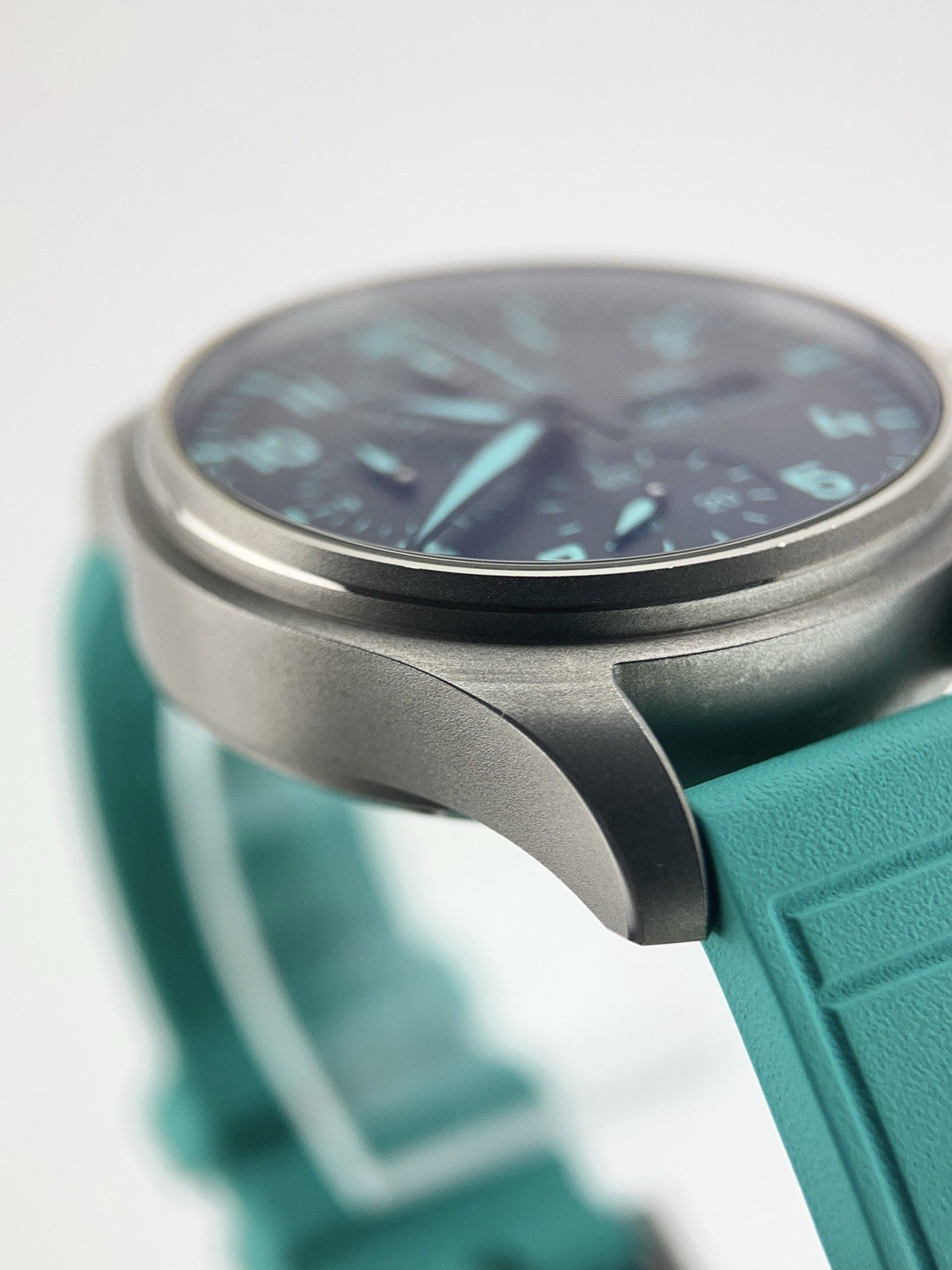 IWC Petronas Pilot Chronograph Titanium Black Dial 41mm Watch IW388108