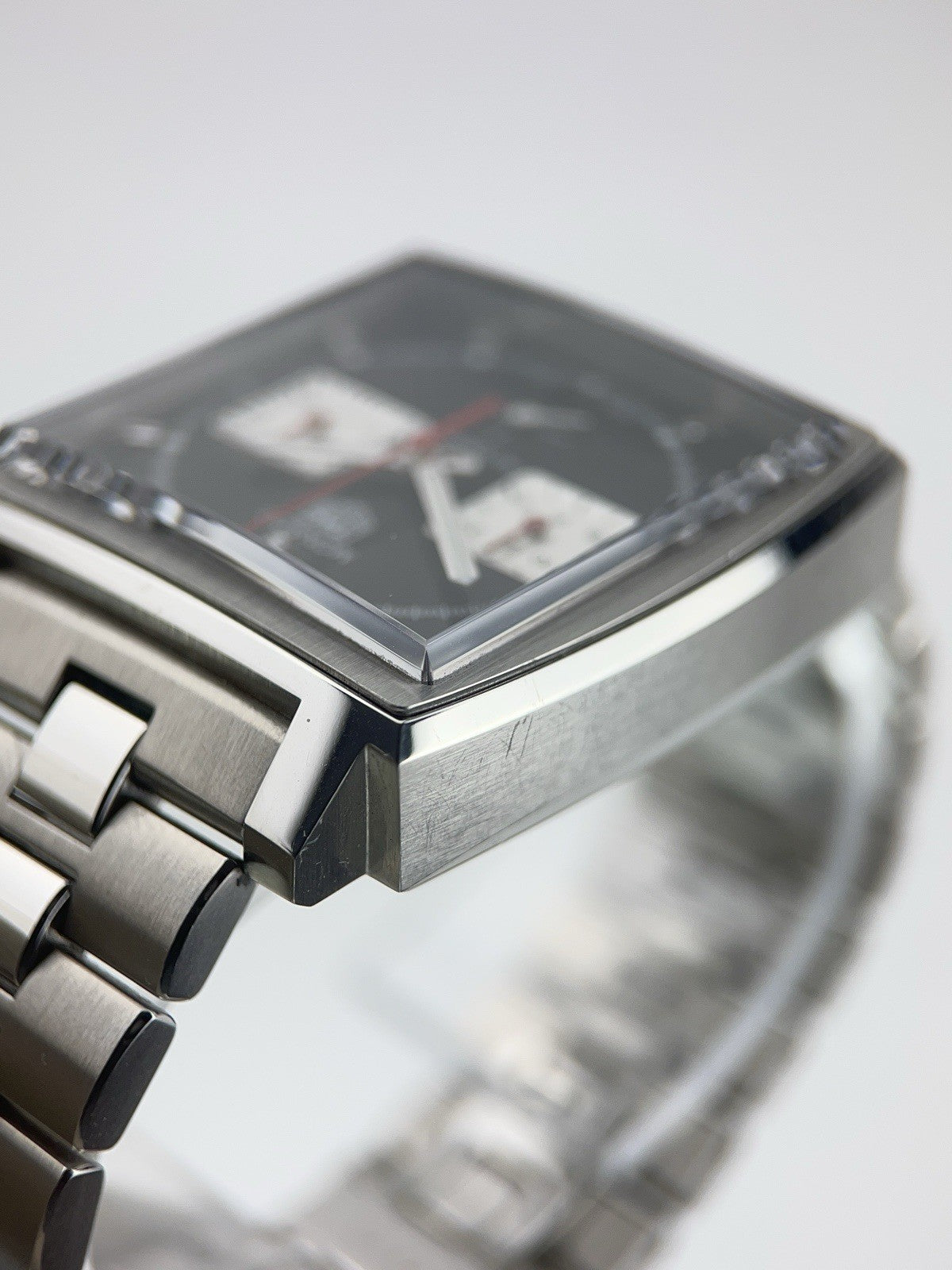 Tag Heuer Monaco Stainless Steel Black Dial 39mm Automatic Men's Watch CBL2113