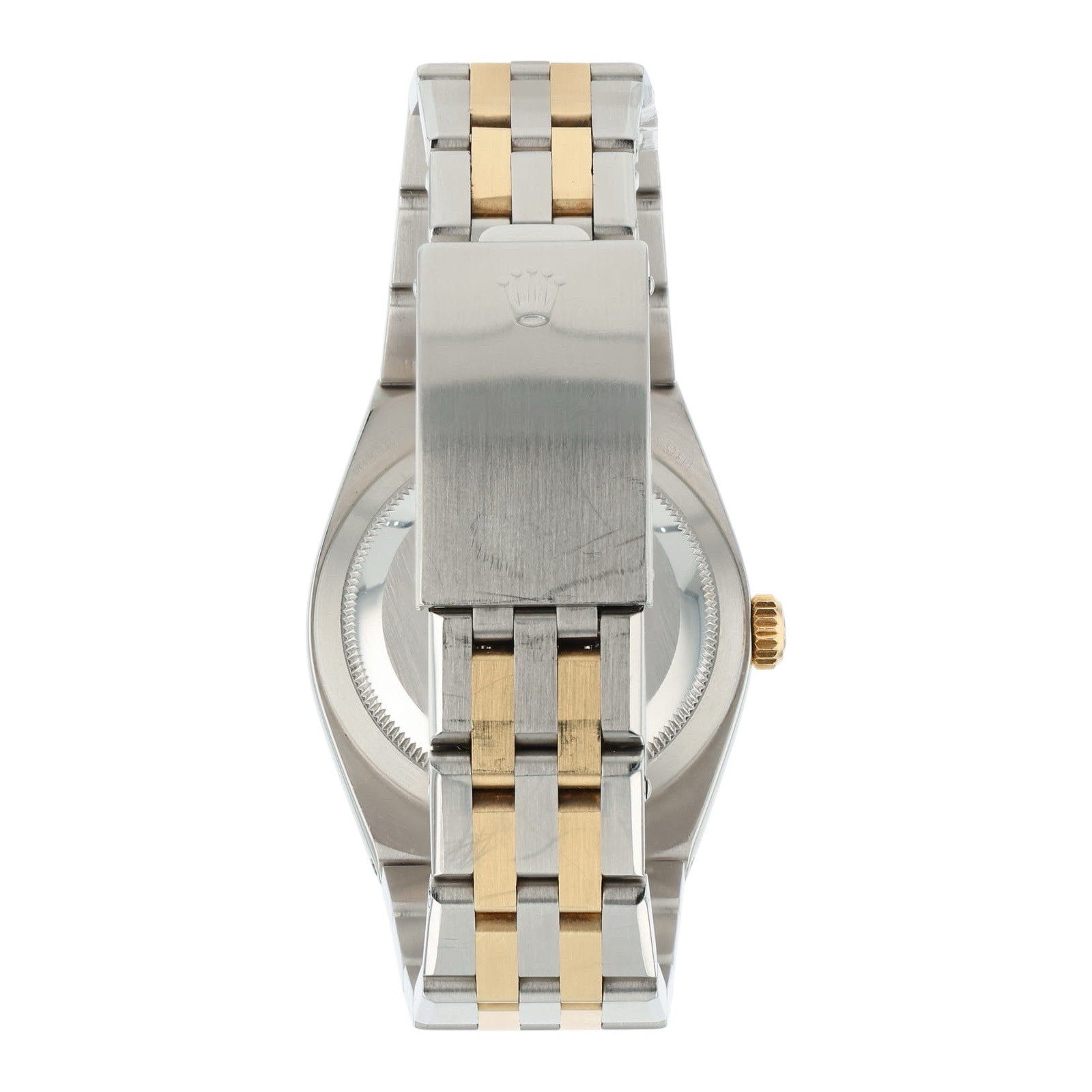 Rolex Datejust OysterQuartz Gold & Steel White Dial 36mm Quartz Mens Watch 17013