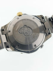 Tag Heuer Aquaracer Steel & Gold Black Dial 41mm Automatic Mens Watch WAK2122