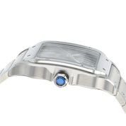 NEW Cartier Santos Dual Time Gray Dial 40mm Automatic Men's Watch WSSA0076