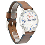 Louis Erard Le Regulateur Silver Dial Steel 40mm Manual Wind Mens Watch