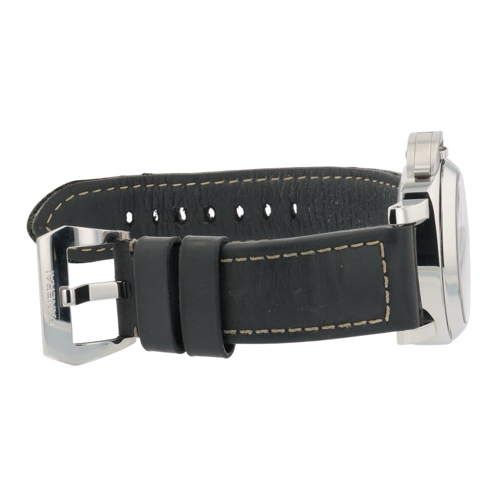 Panerai Luminor Base Stainless Steel White Dial 44mm Manual Wind Mens PAM00114