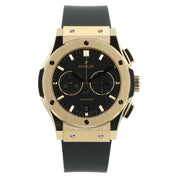 Hublot Classic Fusion Chronograph Black Dial 18k Yellow Gold 42mm 541.VX.1130.RX