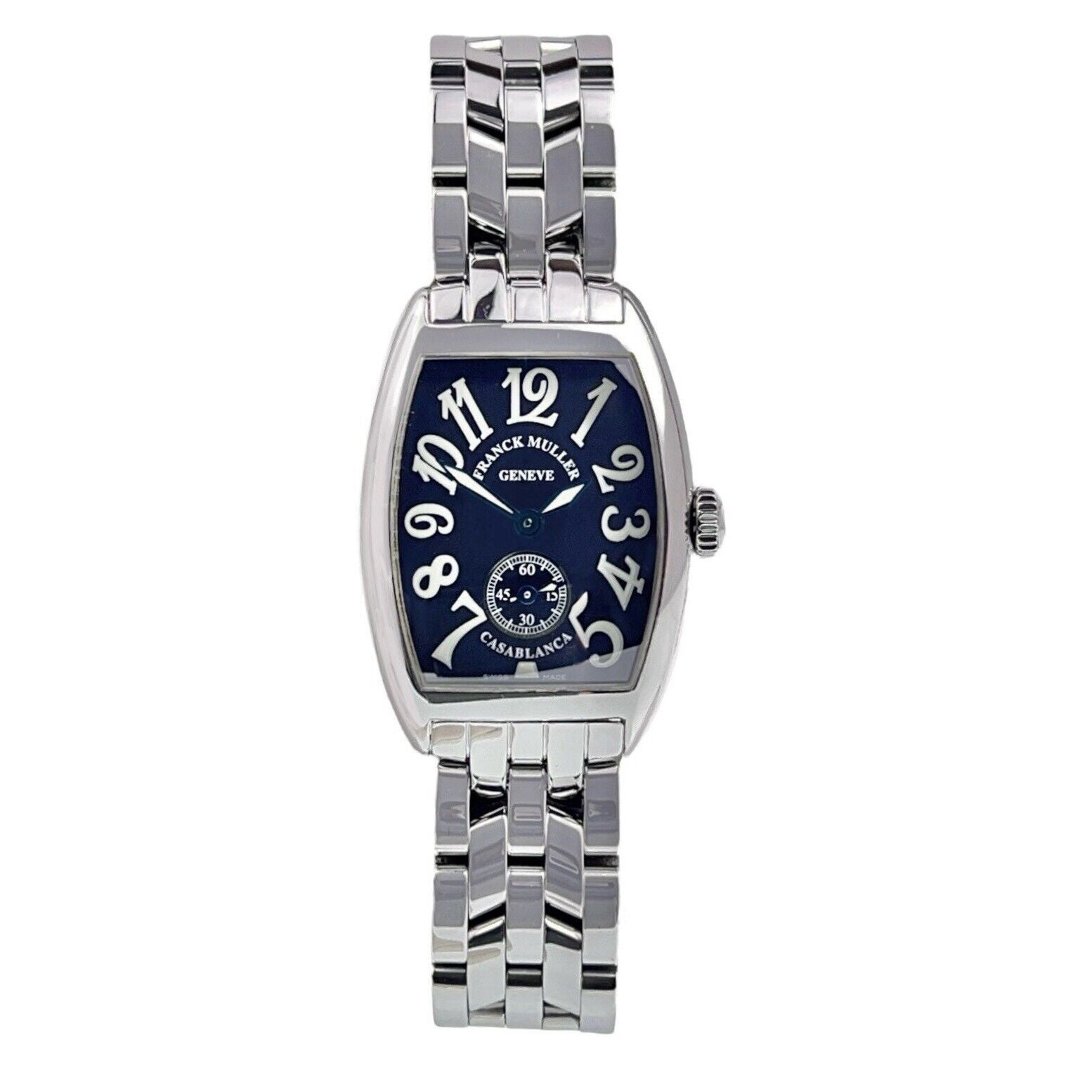 Franck Muller Stainless Steel Black Dial 25mm Manual Wind Women's Watch 1750 S6