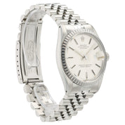 Rolex Datejust Silver Stick Silver Dial Steel 36mm Automatic Men’s Watch 16030