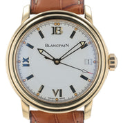 Blancpain 18k Gold White Dial 38mm Automatic Men’s Watch 1158-1442-55