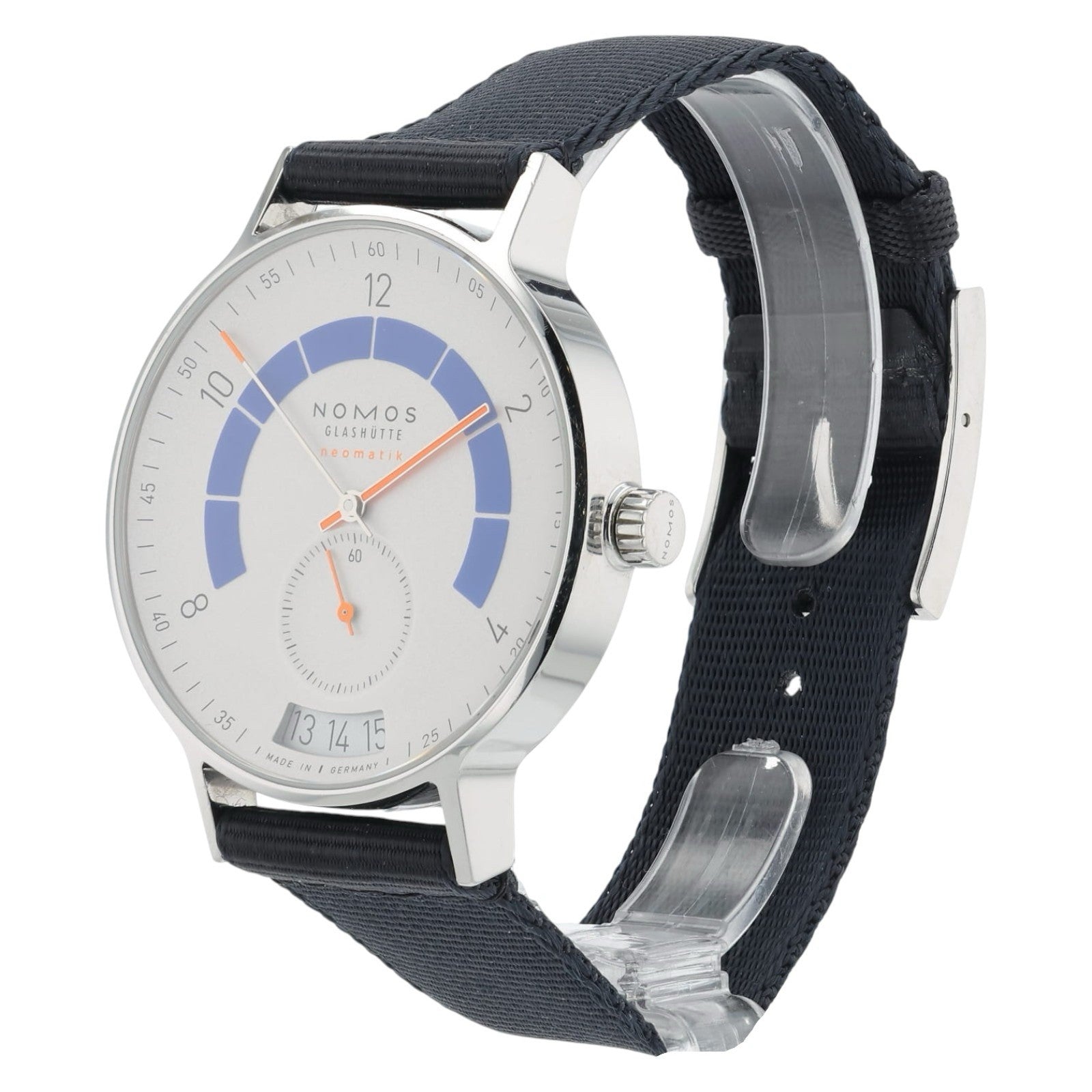 Nomos Autobahn Silver Dial Stainless Steel 41mm Automatic Movement Men’s Watch