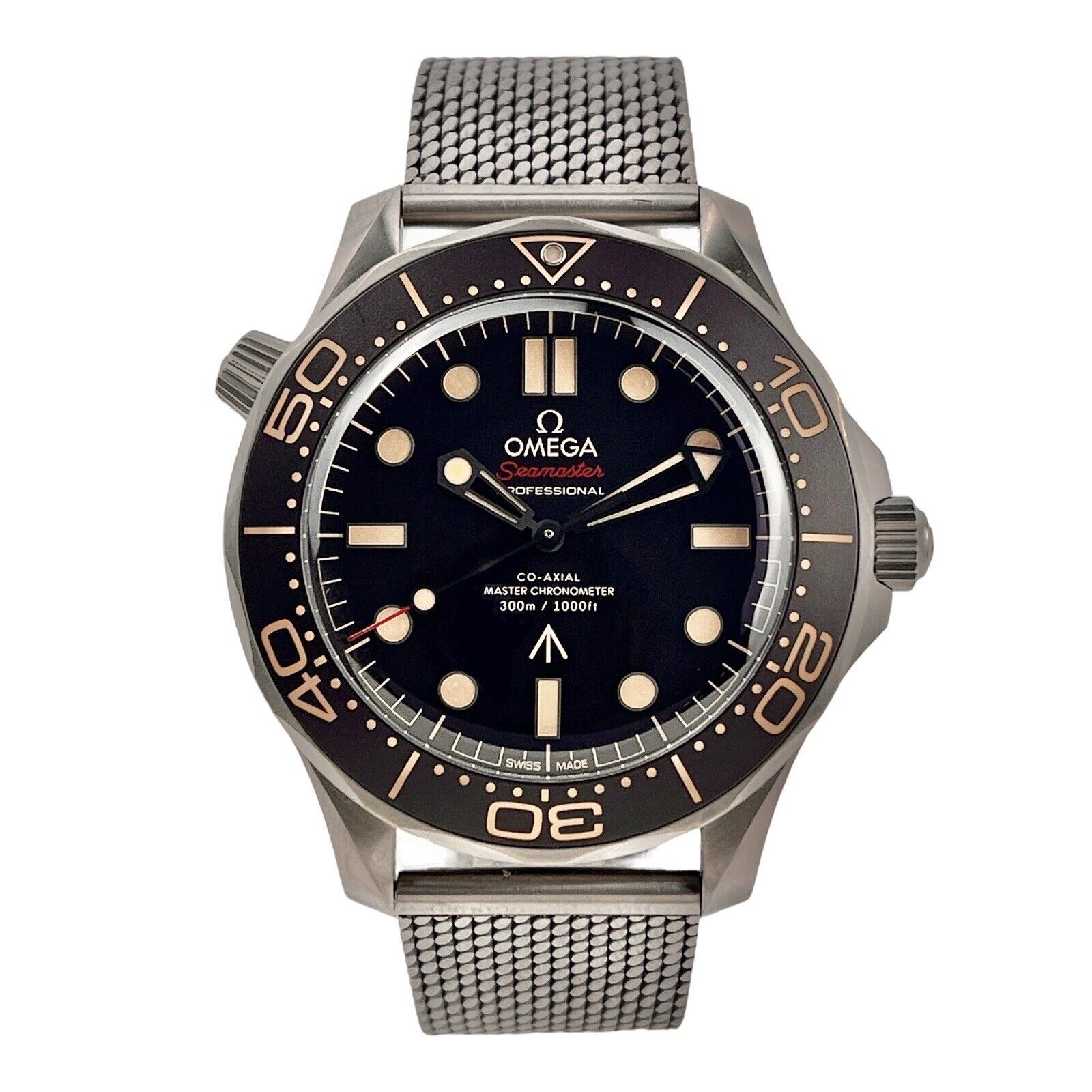 Omega Seamaster 007 James Bond Brown Titanium 210.90.42.20.01.001 Watch B+P