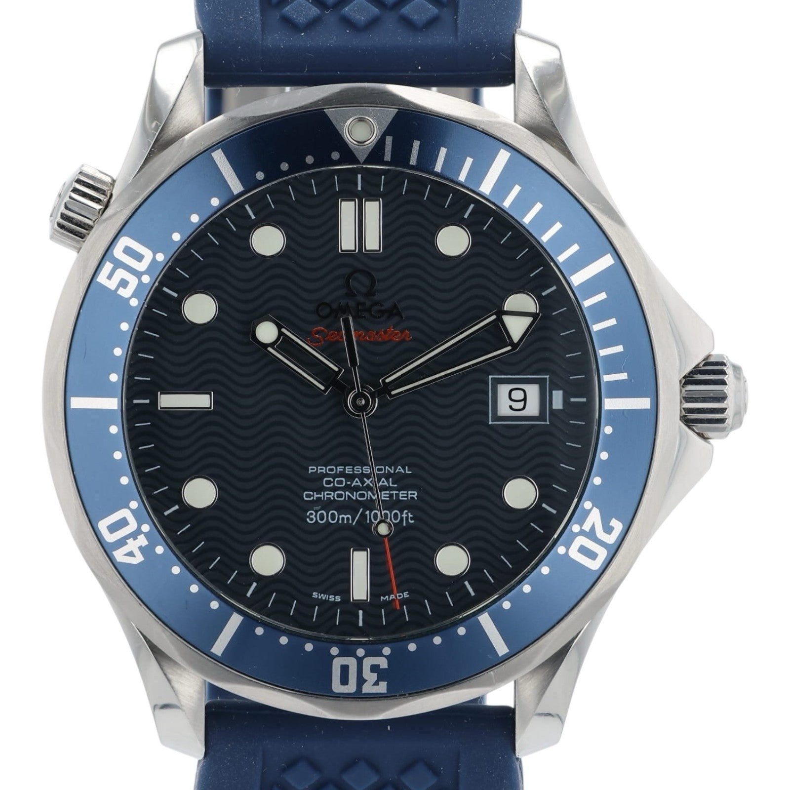 Omega Seamaster Blue Dial Stainless Steel 41mm Automatic Mens Watch 2220.80.00