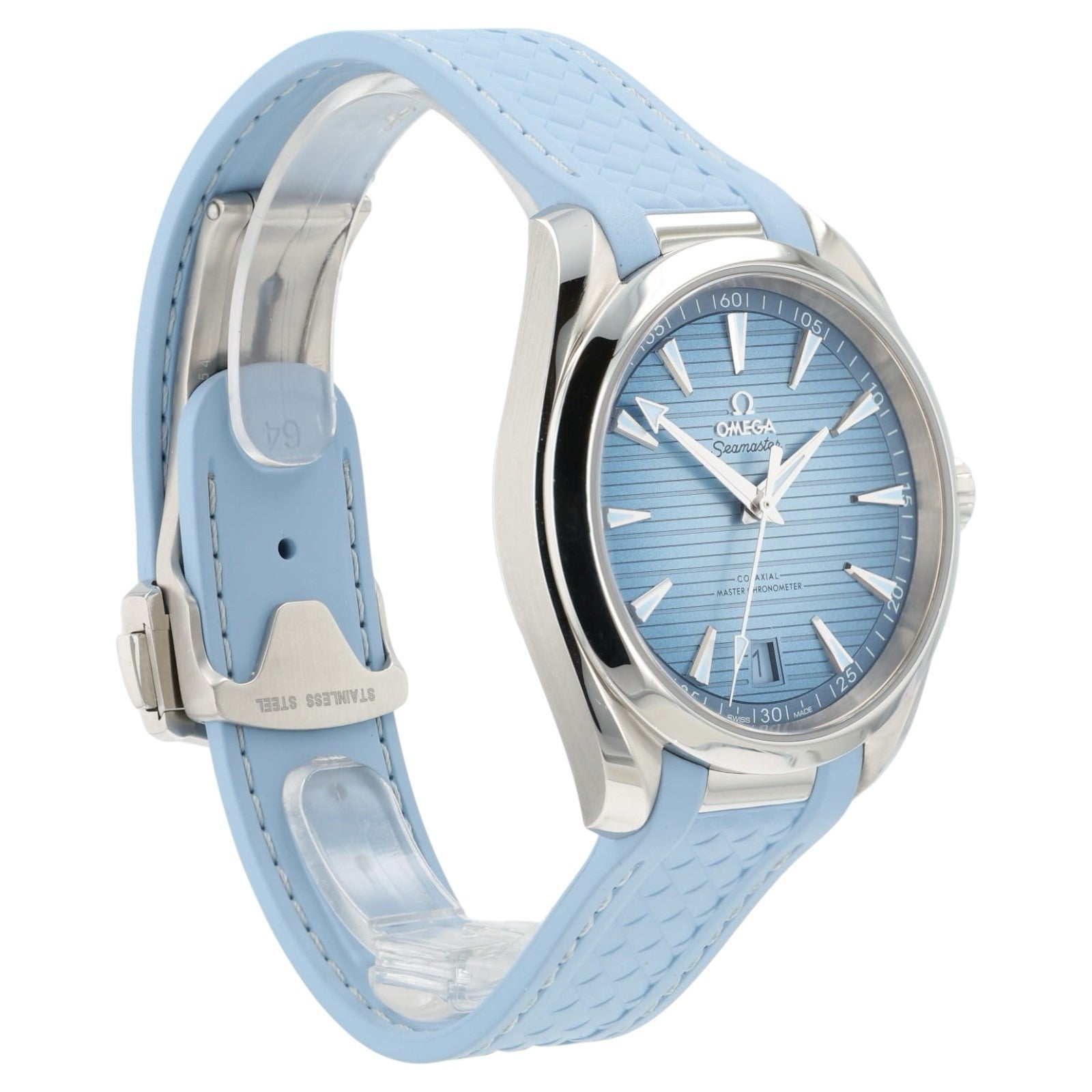Omega Seamaster Aqua Terra Summer Blue Dial Steel 41mm Mens 220.12.41.21.03.008