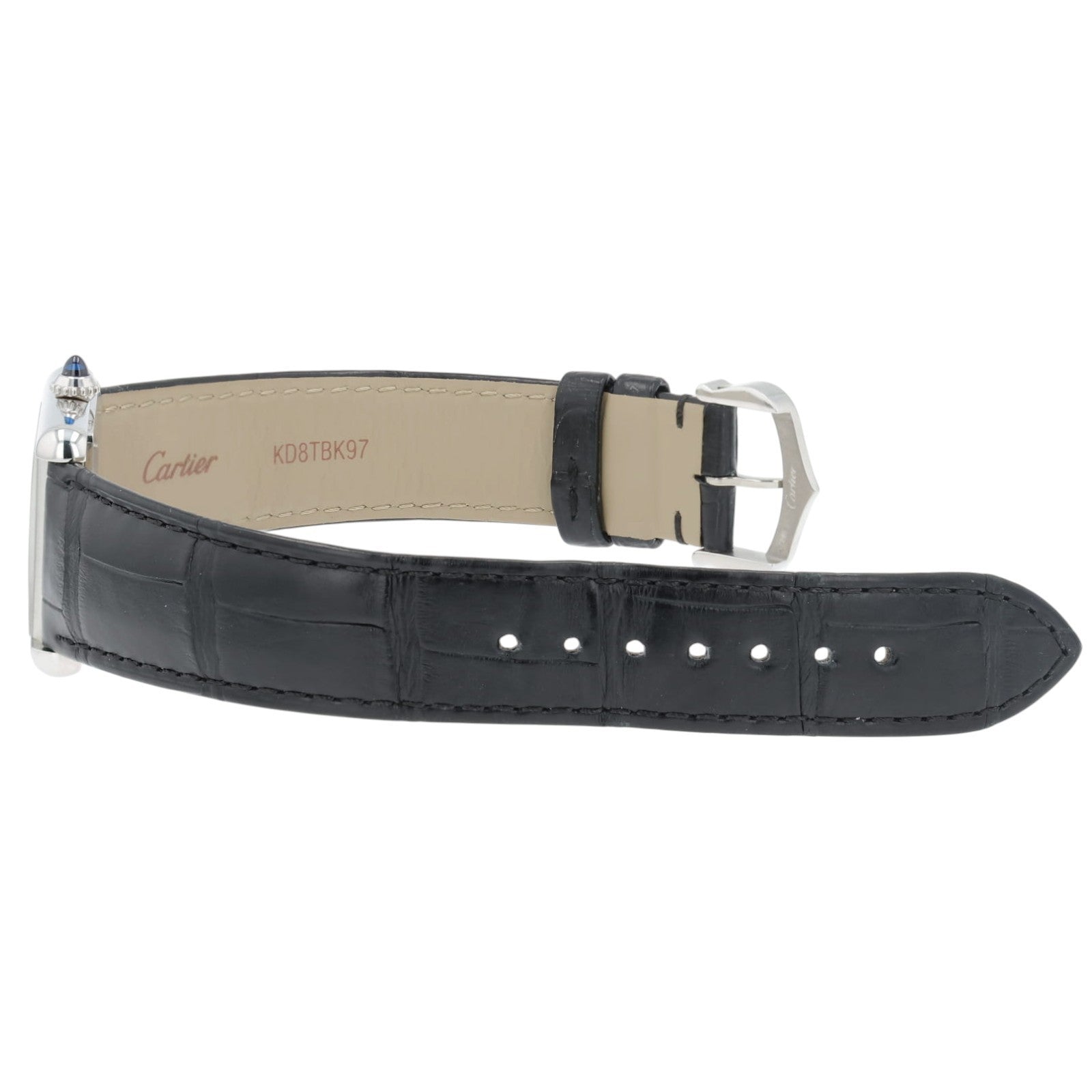 2023 Cartier Tank Must Black Dial Steel 25mm Quartz Unisex Watch WSTA0072