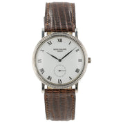 Patek Philippe Calatrava White Dial 18k White Gold 33mm Manual Wind Men’s 3919G