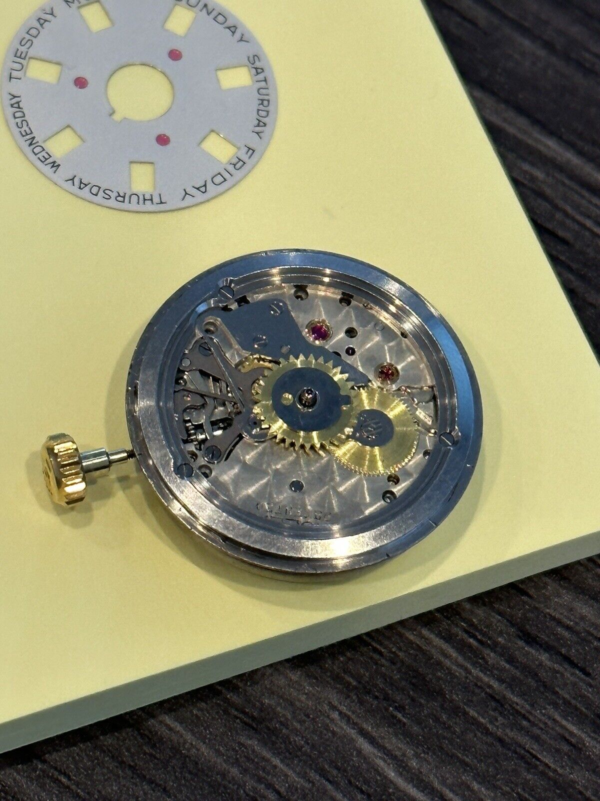 GENUINE Rolex President 1555 Complete Movement Working Condition