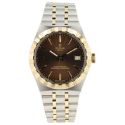 Tudor Royal Brown Dial Gold and Steel 36mm Automatic Mens Watch 2836C1A3