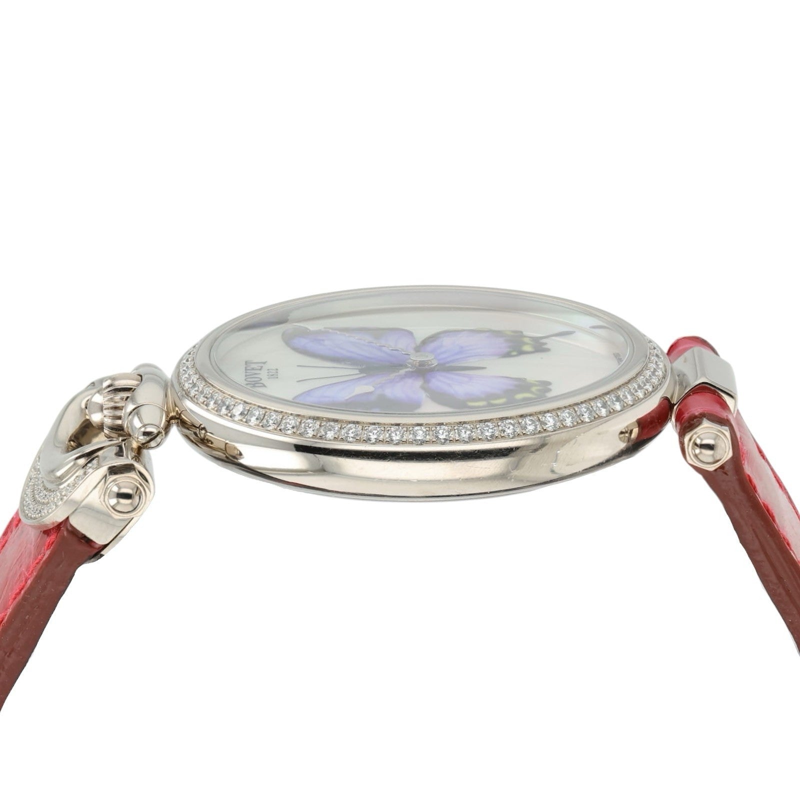 Bovet SD12 MOP with butterfly Motif Dial 18k White Gold 40mm Watch HMS5064-SD12
