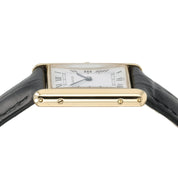 Cartier Tank Louis White Dial 18K Yellow Gold 23mm Quartz Unisex Watch 81052
