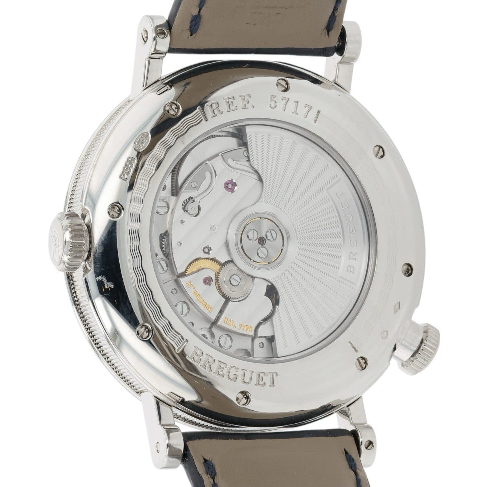 Breguet Classique Hora Mundi Platinum Silver Dial 43mm Automatic Mens 5717PTU