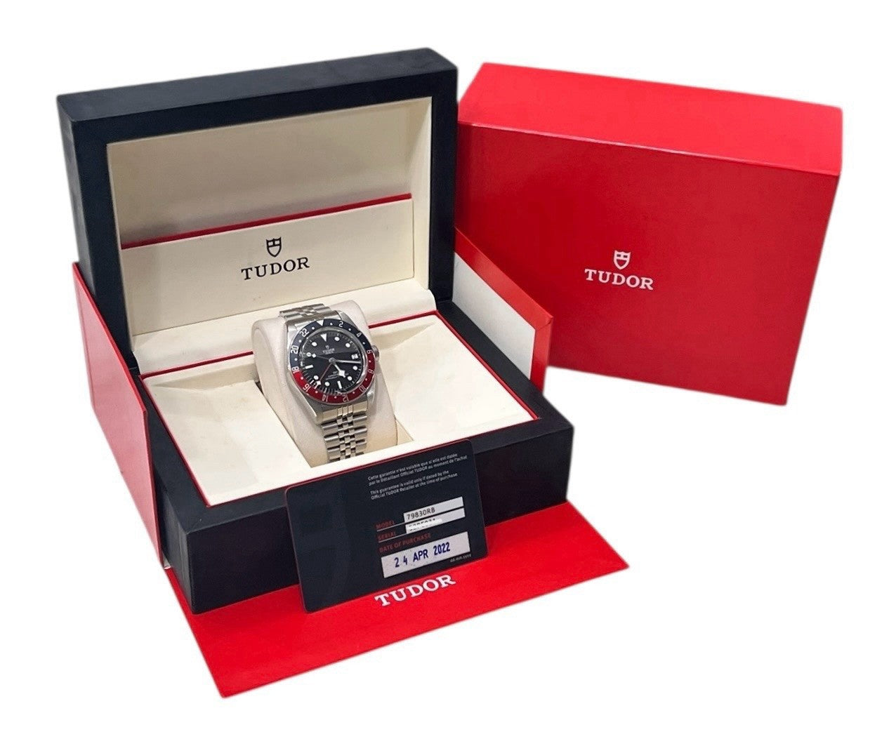Tudor Black Bay GMT Steel Black Dial 41mm Automatic Movement Mens 79830RB