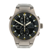 IWC GST Chronograph Titanium Black Dial 43mm Automatic Movement Men’s IW371503