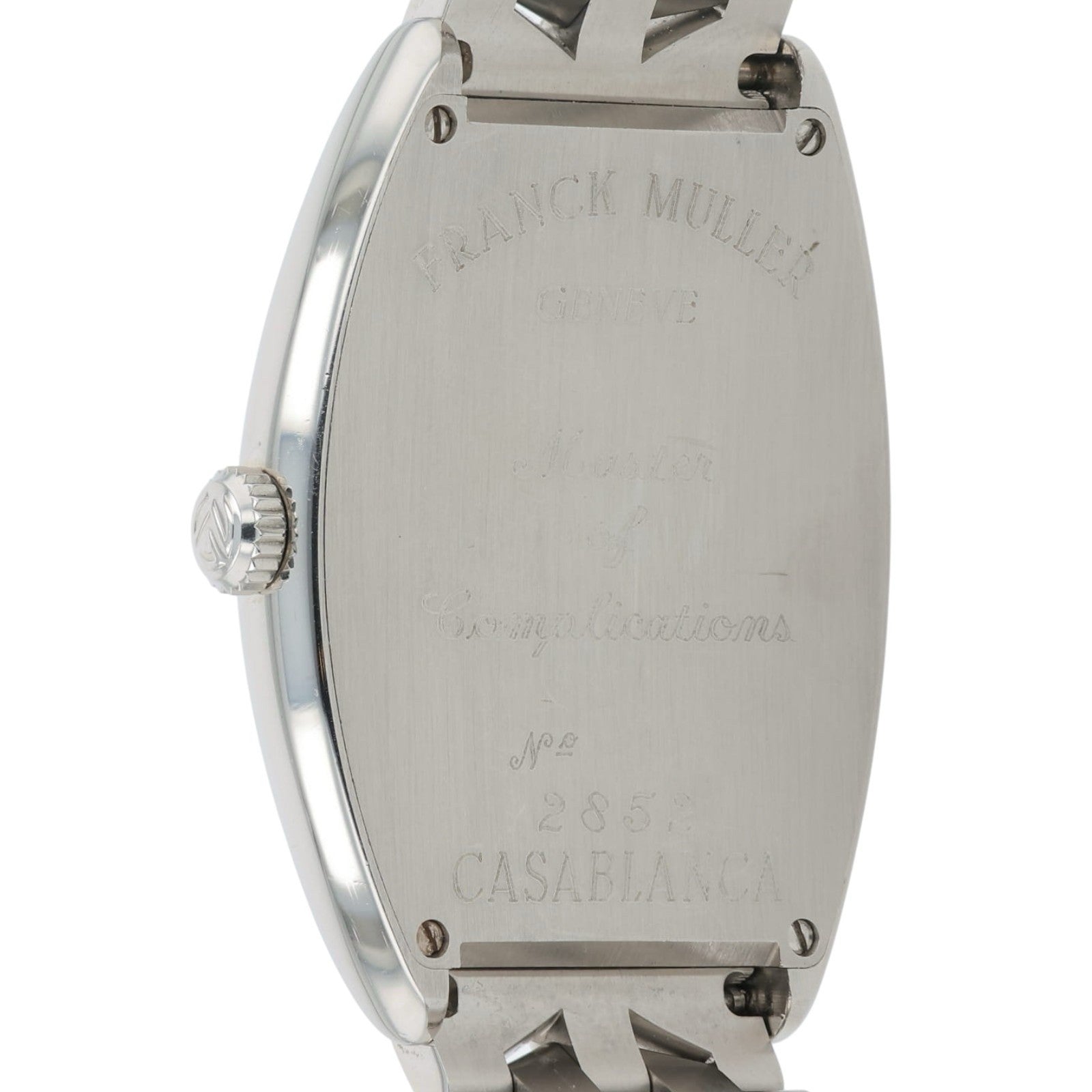 Franck Muller Casablanca Stainless Steel Black Dial 31mm Auto Men's Watch 2852